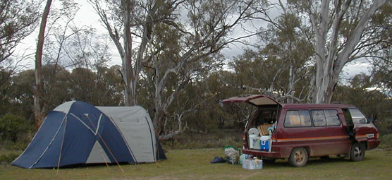 Lock Nine, Murray River, Camp